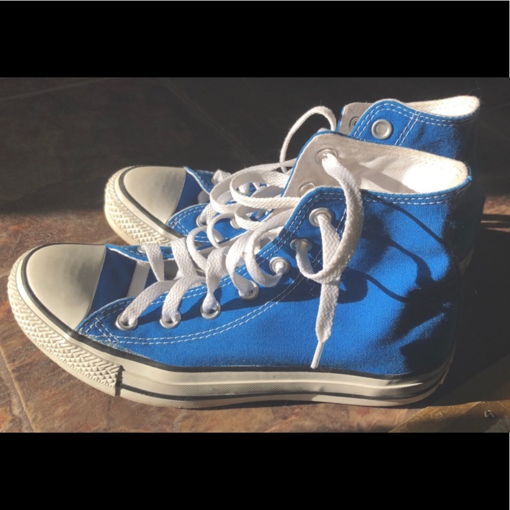 Blue Converse Sneakers
